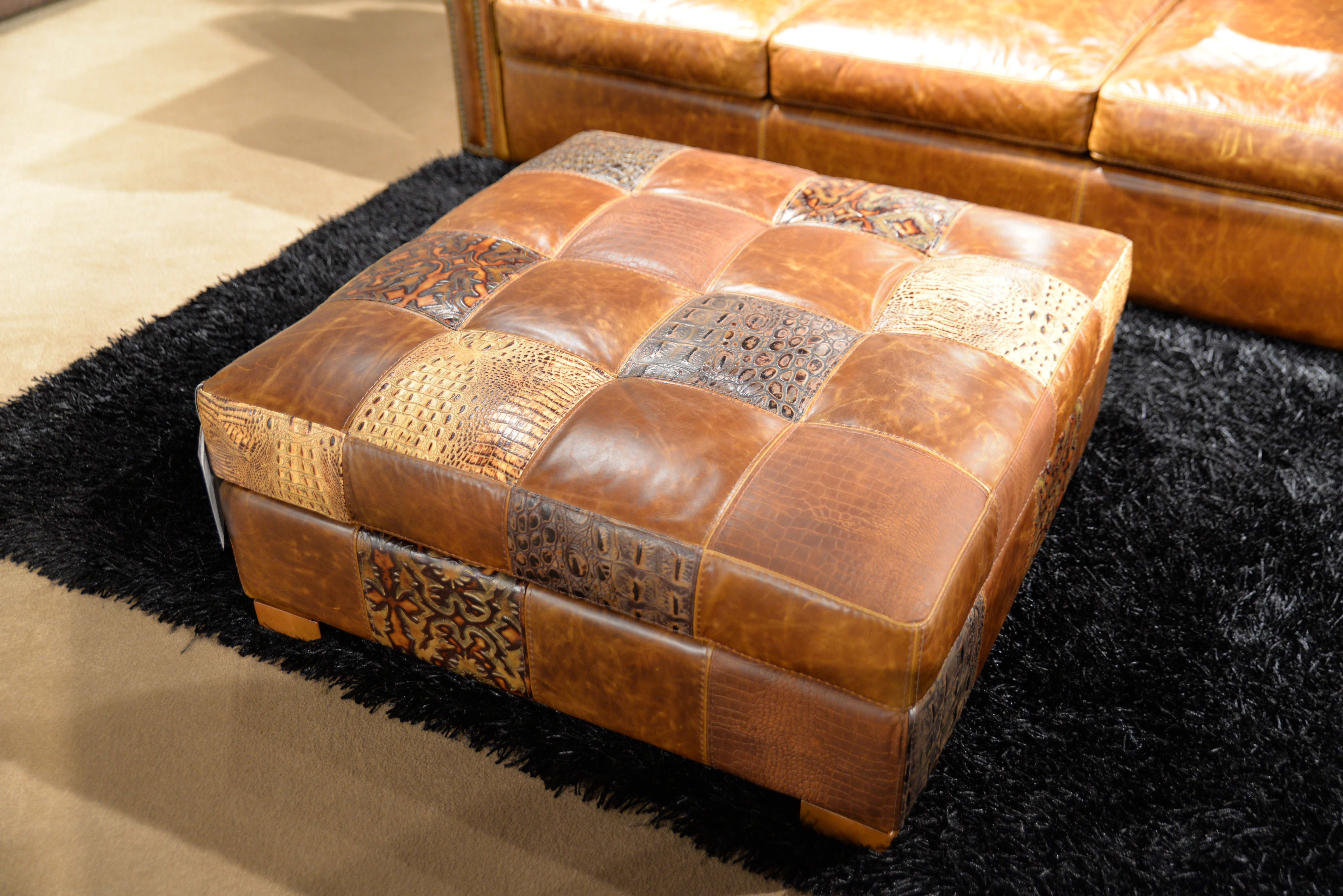 Mosaic Cocktail Ottoman